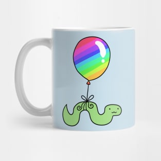 Rainbow Balloon Snake Mug
